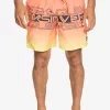 Quiksilver Everyday Wordblock Volley 17 - Zwemshorts - Fresh Salmon