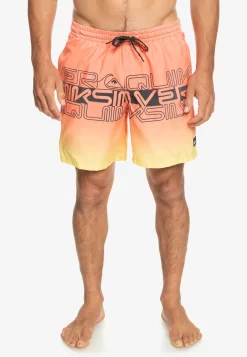 Quiksilver Everyday Wordblock Volley 17 - Zwemshorts - Fresh Salmon