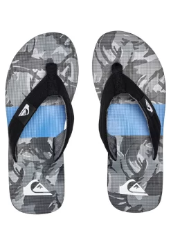Quiksilver Molokai Layback - Teensandalen - Black/Grey -Quiksilver 09564e2237a248e09e6604d015fa0135