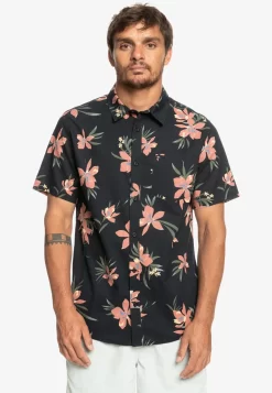 Quiksilver Holidazed - Kurzärmliges - Overhemd - Black Holidazed