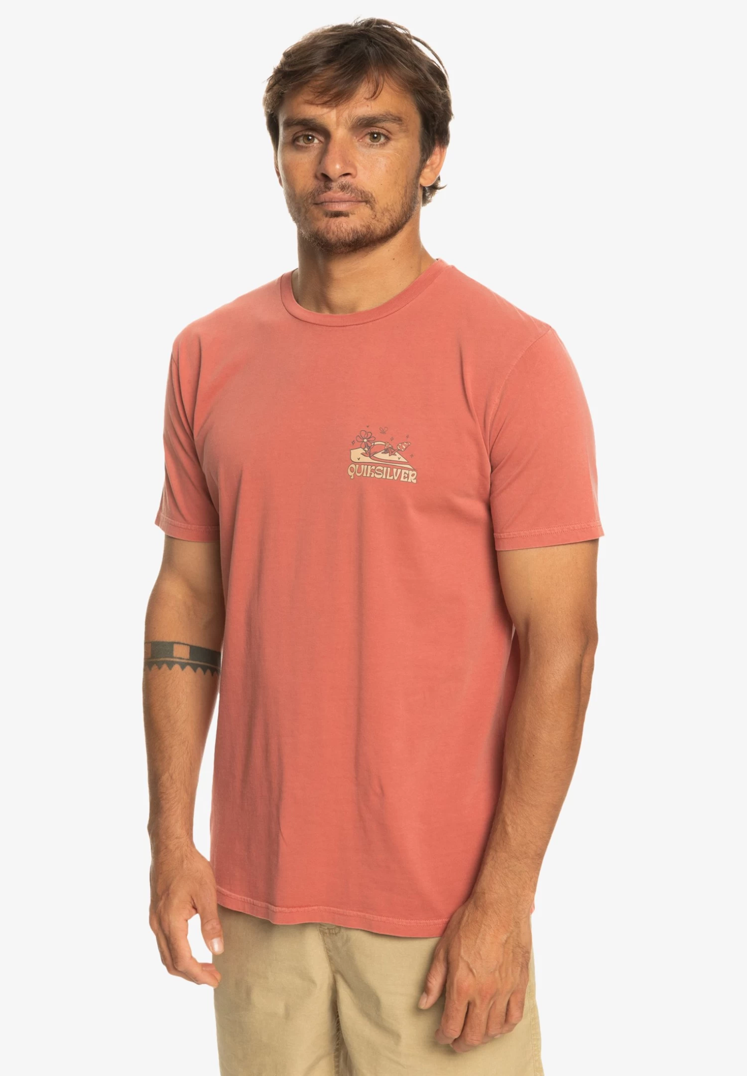 Quiksilver ENJOY NOT DESTROY SS - T-shirt Print 1 Quiksilver ENJOY NOT DESTROY SS - T-shirt Print