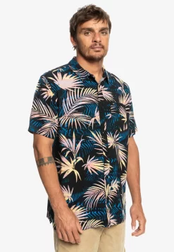 Quiksilver Ripped Up - Kurzärmliges - Overhemd - Black Rippedup -Quiksilver 25572534c7024dffbdac544bff3ab842
