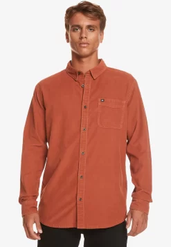 Quiksilver Smoke TrailWvtp Kzm - Overhemd - BrownMottled Red