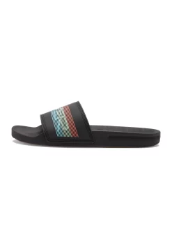 Quiksilver Rivi Wordmark- Badslippers - Mottled Black