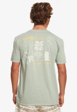 Quiksilver Summerhope- T-Shirt Print - Green