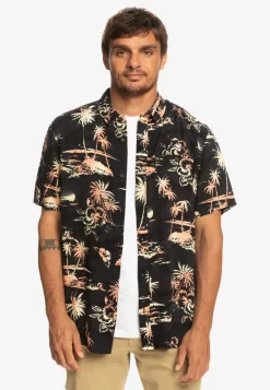 Quiksilver Airflow - Kurzärmliges - Overhemd - Black Airflow
