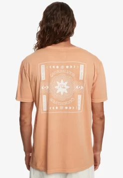 Quiksilver T-Shirt Print - Copper Tan