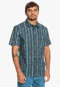 Quiksilver Tracks - Kurzärm - Overhemd - Midnight Navy Tracks