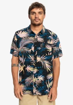 Quiksilver Ripped Up - Kurzärmliges - Overhemd - Black Rippedup