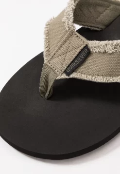Quiksilver Badslippers - Green/Black/Brown -Quiksilver a78d3d0850b14f579475028775a43f4a
