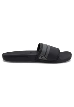 Quiksilver Rivi Slide - Badslippers - Black Black Grey