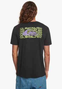 Quiksilver Twisted Mind - Pour Eqyzt07312 - T-Shirt Print - Black