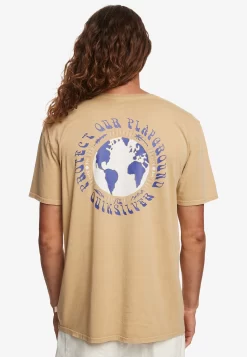 Quiksilver Protect Our Playground - T-Shirt Print - Taos Taupe